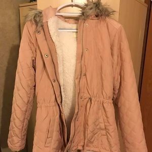 Sherpa Lined Puffer Jacket